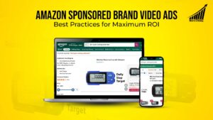 Amazon Sponsored Brand Video ad appearing in search results on mobile and desktop devices
