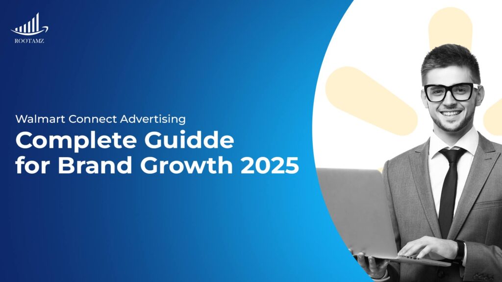 Walmart Connect advertising platform dashboard showing sponsored products & display ad placements