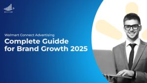 Walmart Connect advertising platform dashboard showing sponsored products & display ad placements