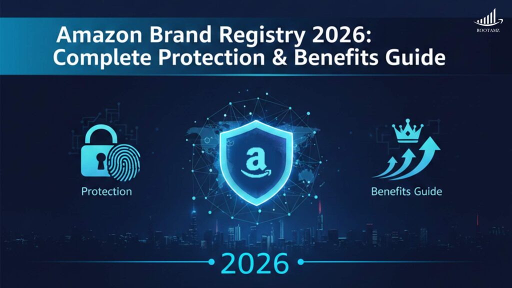 RootAMZ end-to-end Amazon Brand Registry management model covering enrolment, content optimization, brand protection, advertising strategy & analytics for Amazon sellers