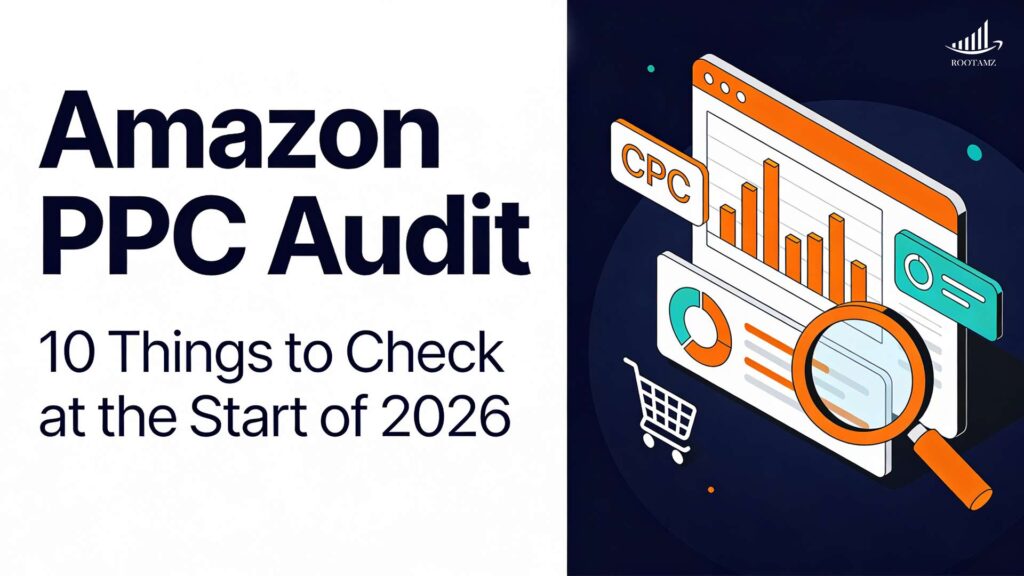 Amazon PPC audit checklist displaying key performance indicators for 2026 campaign optimisation