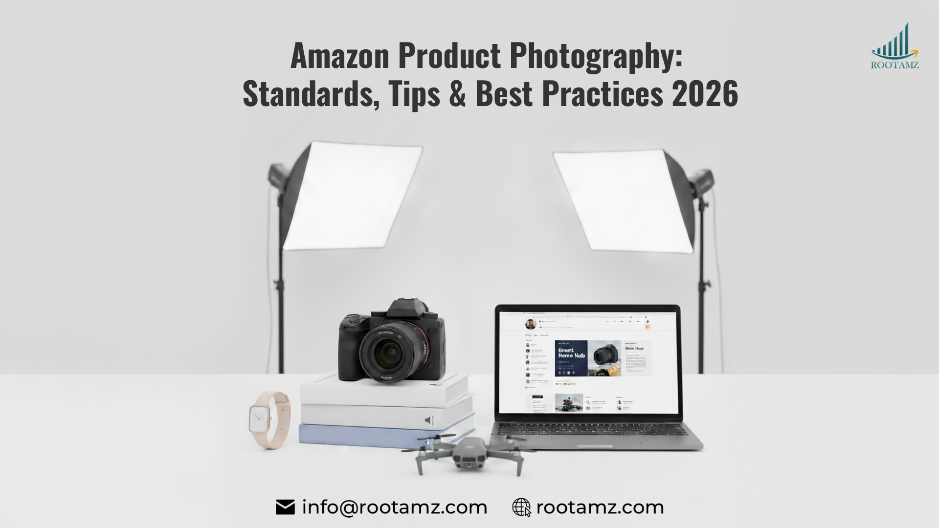 Amazon product photography main image standards 2026 showing correct & incorrect examples with white background, resolution & framing guidelines