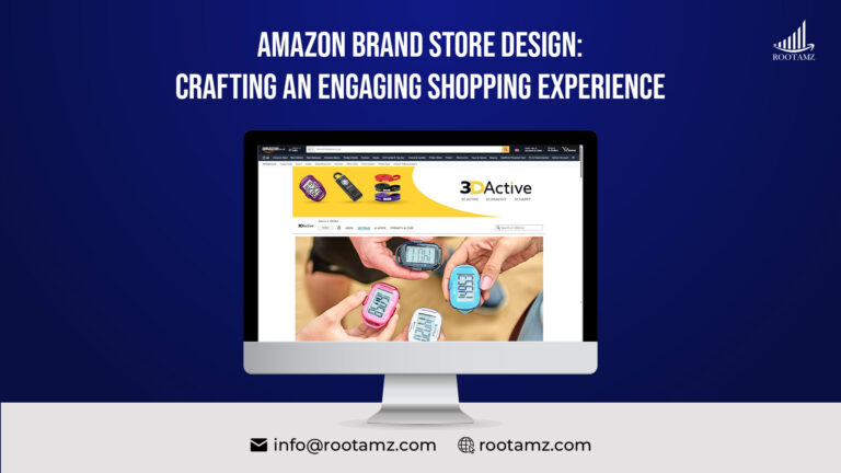 Amazon brand store design for better conversions showing before & after storefront optimization with improved layout navigation & product placement