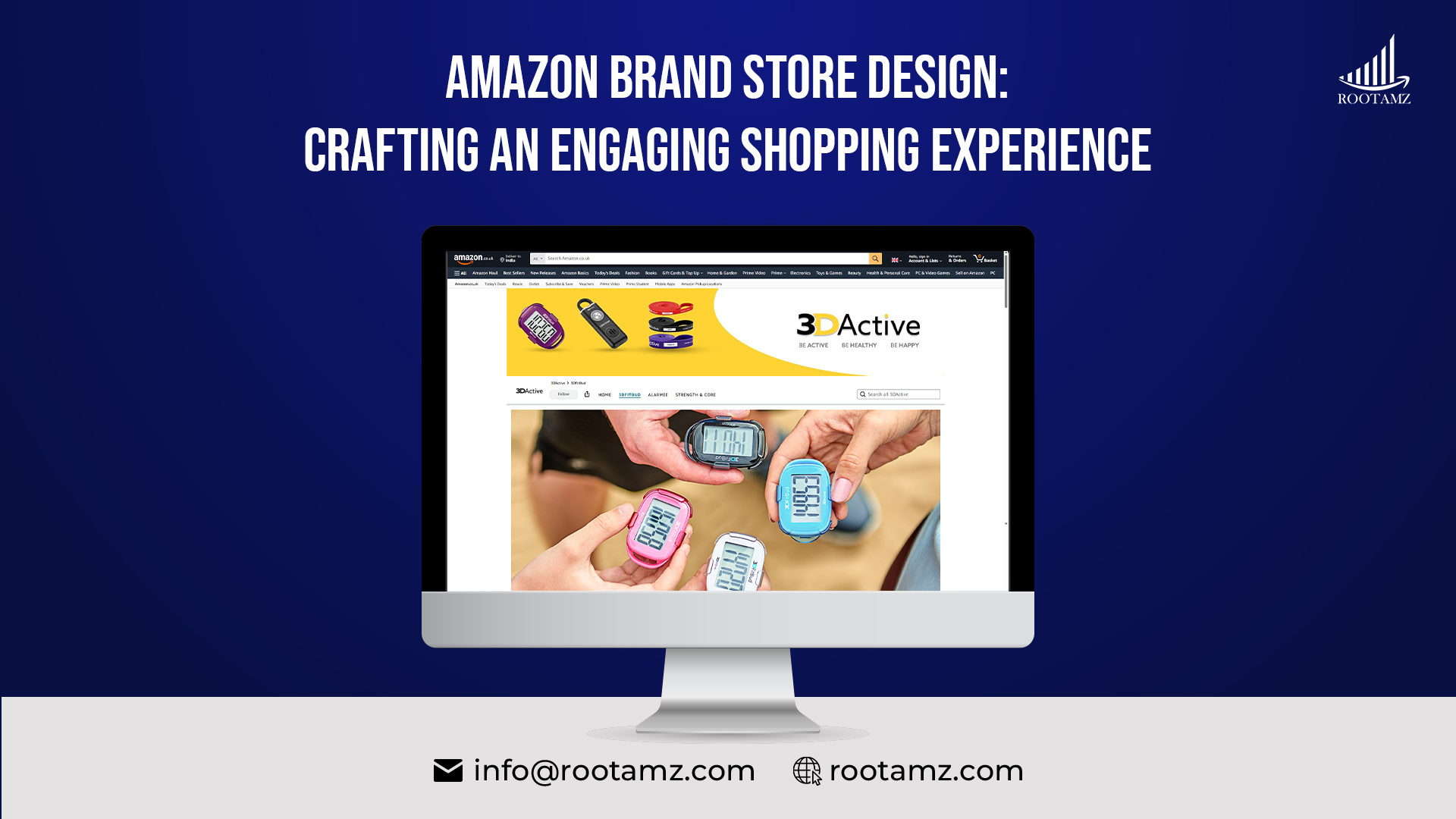 Amazon brand store design for better conversions showing before & after storefront optimization with improved layout navigation & product placement