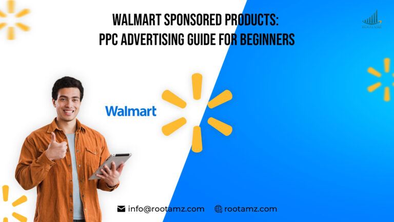 Walmart Sponsored Products PPC advertising example showing sponsored placements in search results and product pages with CPC cost per click model for marketplace sellers
