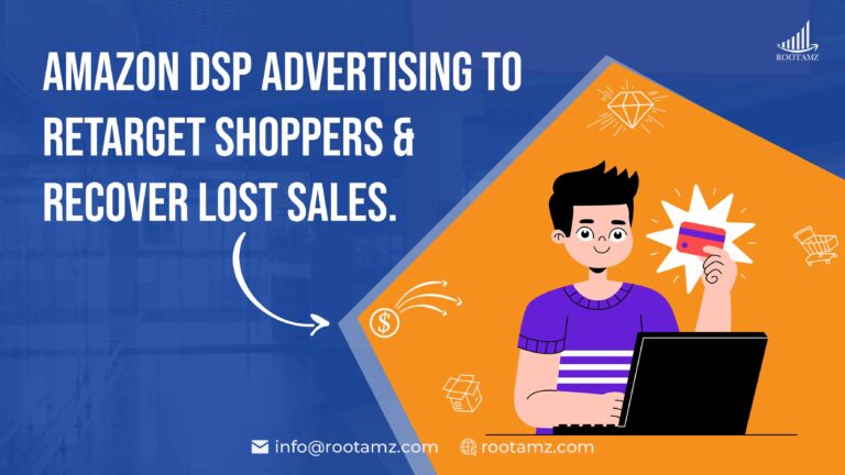 Amazon DSP analytics dashboard showing retargeting ROAS, audience segments and shopper reach across Amazon, Prime Video and IMDb,