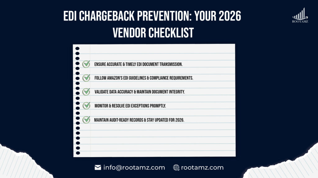 Edi Chargeback Prevention Checklist